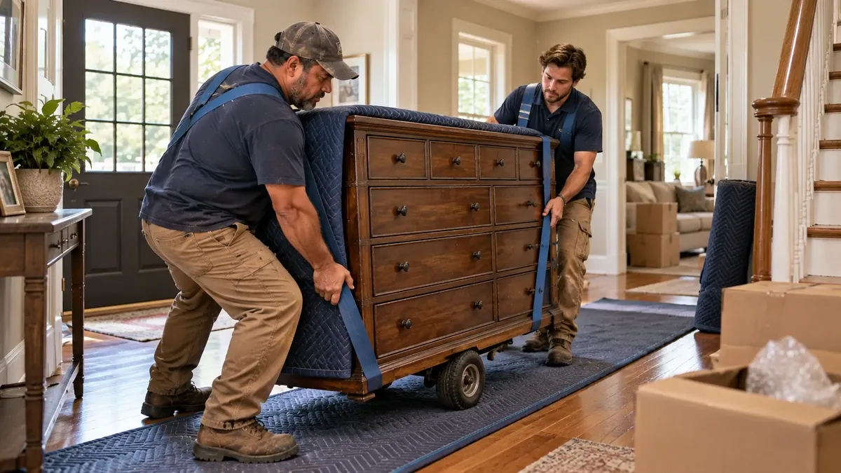 Moving labor and heavy lifting for furniture, boxes and household items