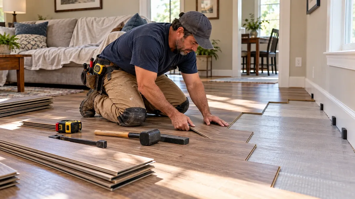 Residential hardwood, vinyl and laminate flooring installation and repair