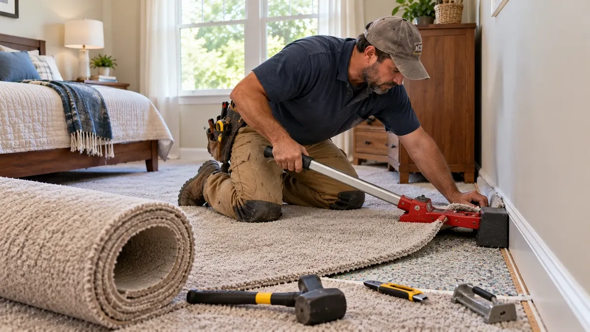 Residential carpet installation, replacement and repair