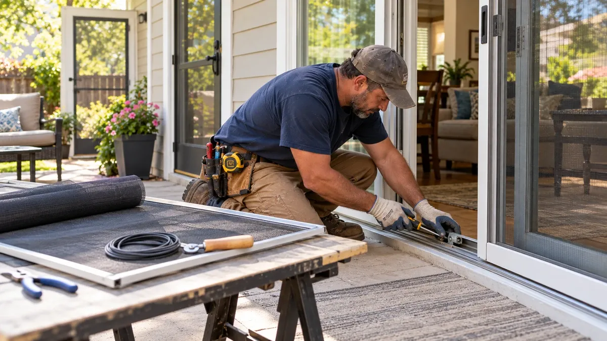 Residential screen, sliding patio and specialty door projects
